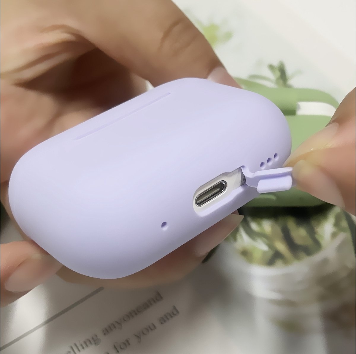Mobigear Hoesje geschikt voor Apple AirPods Pro 2 Hoesje Flexibel Siliconen | Mobigear Colors - Groen