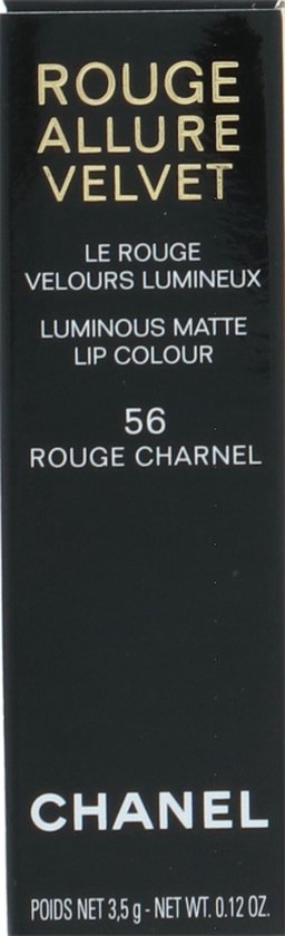 Chanel Rouge Allure Velvet Matte Lipstick Lippenstift - 56 Rouge Charnel