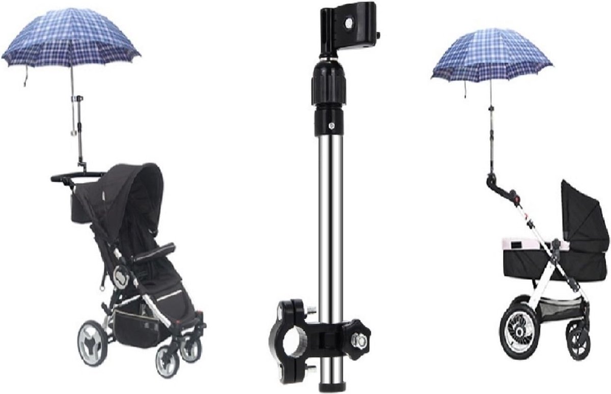 JGS ® Fietsen en Kinderwagens Paraplu Houder tot 40 cm voor Ronde Elementen