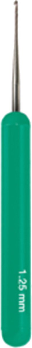 Haaknaald groen 1.25 mm