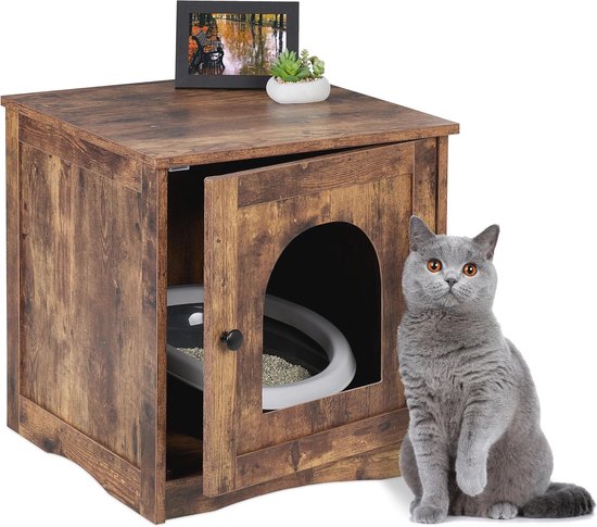 Imac Zuma - Kattenbak - Met schuiflade - Grijs - 56 x 40 x 42,5 cm