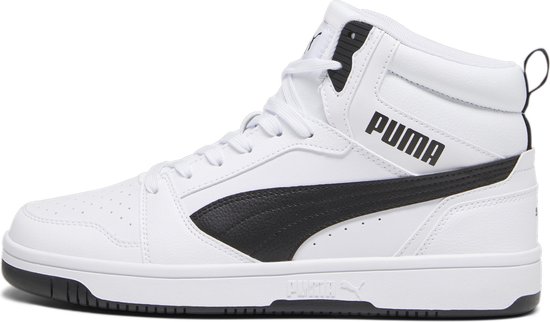 PUMA Rebound v6 Unisex Sneakers - Wit/Zwart