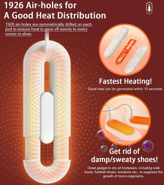 Désodorisant pour chaussures Equivera - Sèche-chaussures - Geur de chaussures - Sèche-chaussures - Absorbeur d'odeurs - Absorbeur d'odeurs de Chaussures pour femmes - Sèche-chaussures - Pour des chaussures fraîches !