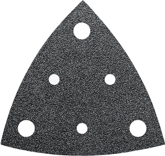 FEIN schuurpapier korrel 80, randlengte 80 mm, VE 50 st., voor het universele gebruik op bijna alle materialen. Ongeperforeerd, klitbevestiging