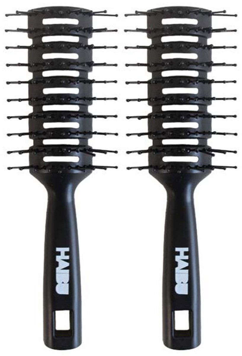 2x Haibu Essentials Haarborstel Anti-klit