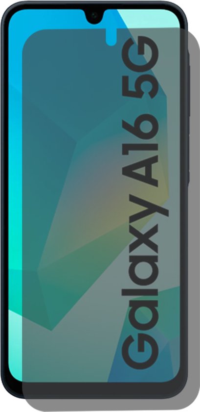 MobyDefend Protecteur d'écran Samsung Galaxy A16 - Économiseur d'écran en verre de confidentialité HD - Plaque de verre Convient pour : Samsung Galaxy A16