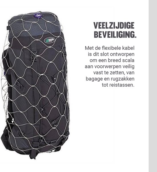 Pacsafe Wrapsafe Bagageslot, 170 cm, zilver, 10520999, eenheidsmaat, zilver, Eén maat, bagageslot Pacsafe Wrapsafe Bagageslot, 170 cm, zilver, 10520999, eenheidsmaat, zilver, Eén maat, bagageslot