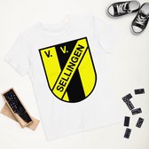 Vvsellingen - Biologisch katoenen T-shirt voor kinderen - White, 12-14