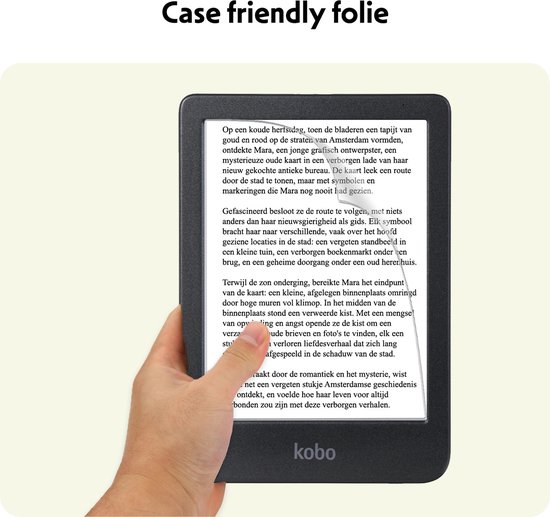 Screenprotector - Folie Geschikt voor Kobo Clara 2E - 3 Stuks - Ultra Clear - Bescherm Folie - Soft TPU - Screen Protector van Merkloos — afbeelding 5