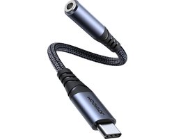 Joyroom Audio adapter USB-C naar 3.5mm - Zwart