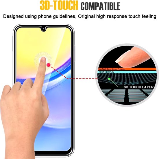 5x Screenprotector Xiaomi Redmi Note 9s - Krasbestendig Beschermglas, Gehard Glas Schermbeschermer