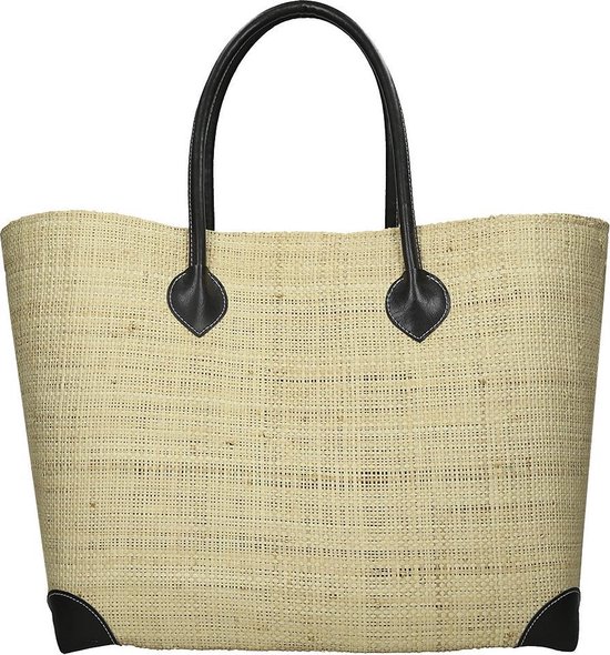 PE Florence Solid Hangara strandtas XL natuur bol