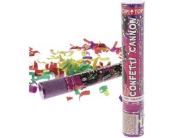 Confetti kanon | Party Popper | Confetti Shooter Multi | Nieuwe jaar | Oud en Nieuw | Knaller | 25 centimeter