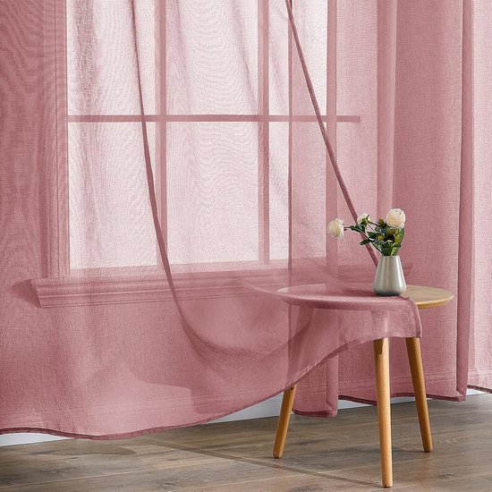 " Rideaux prêts à l'emploi Equivera avec crochets - Rideaux prêts à l'emploi - Bagues à Rideaux prêts à l'emploi "