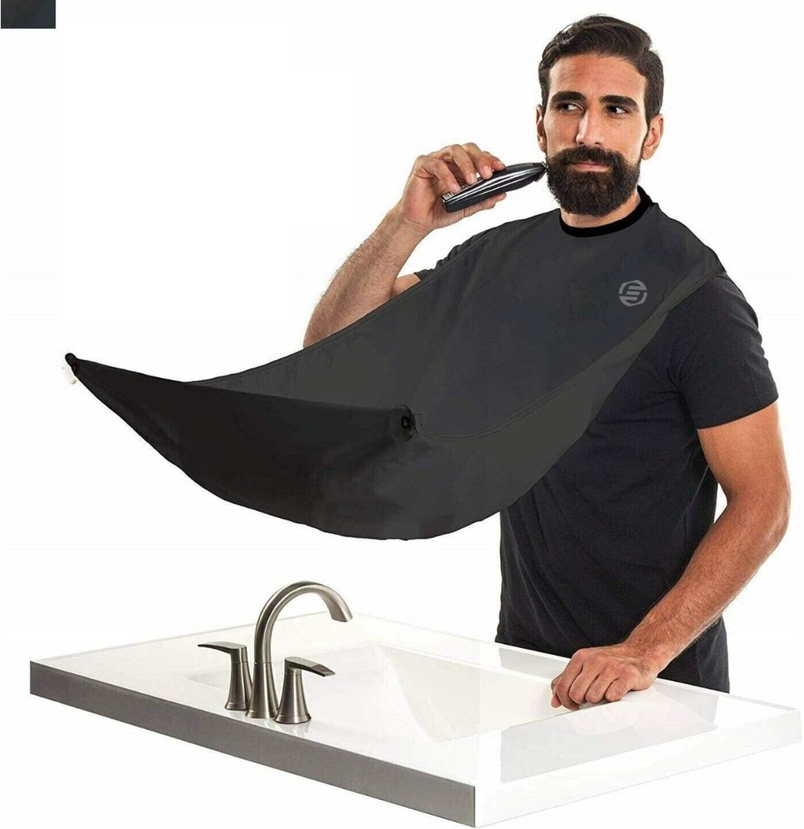 Goedkoopste Baardschort - Baard Schort - Beard Cape - Baardcape - Baard Cape - Kappersmantel - Scheren - Shaving - Trimming - Baardverzorging - Baardaccessoires