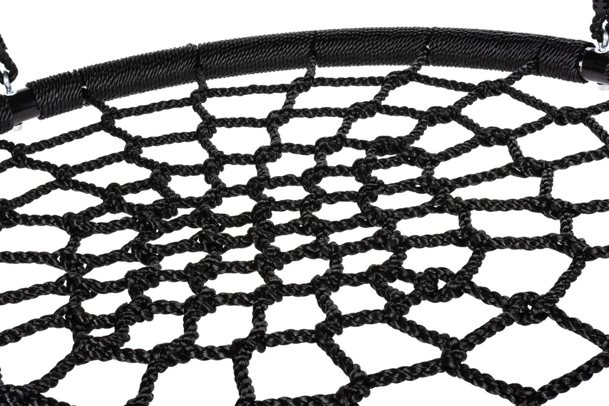 Luverno® Nestschommel XXL - tot 150 kg - Schommel, Kinderschommel, Netschommel, Hangende Schommel, Plaatschommel - Tuin, Terras, Balkon, Veranda — afbeelding 6