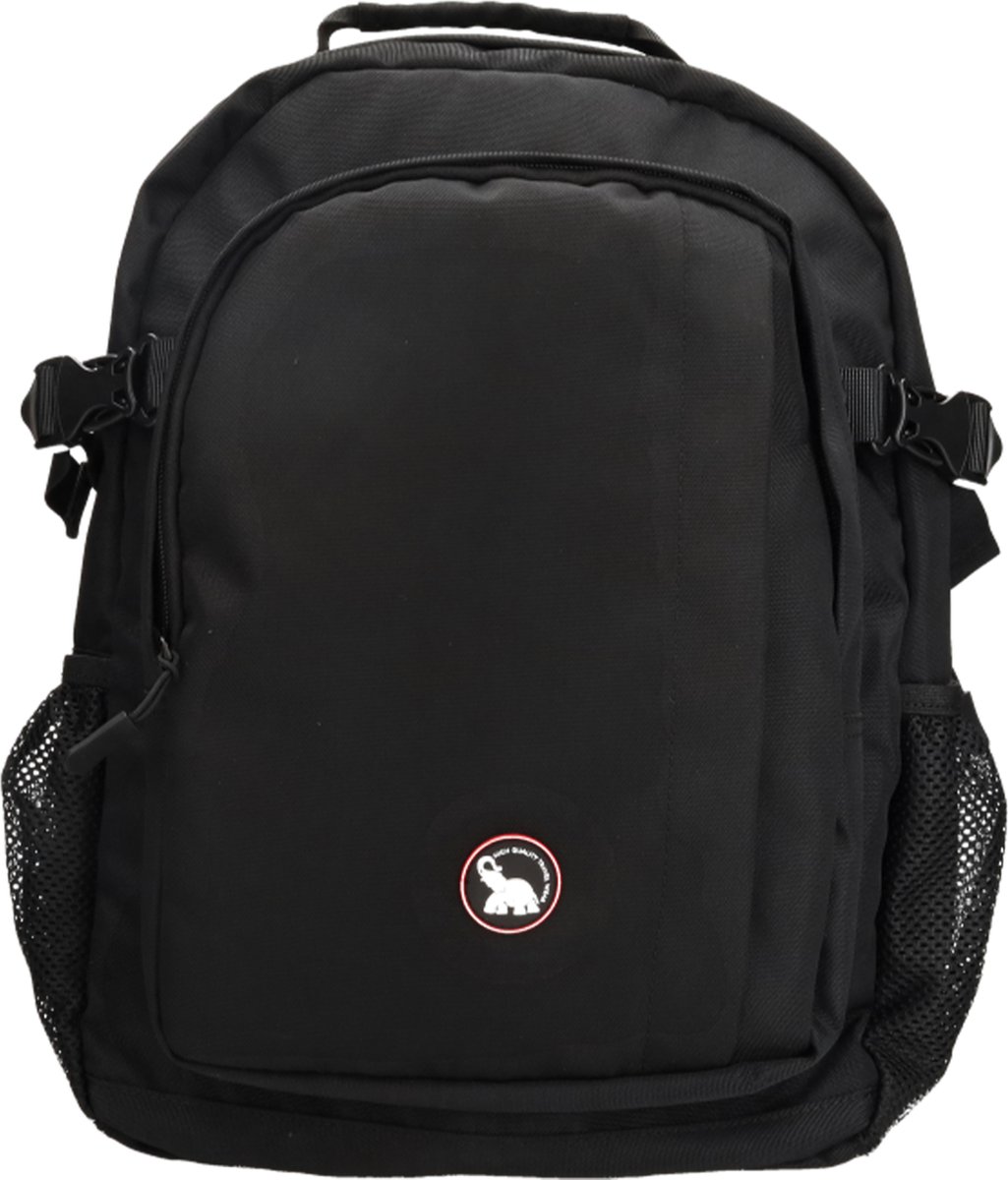 Laptop Rugzak 17 Inch - Waterafstotende Weekendtas 16l - Rugtas 42x34x18 - Waterdichte Reistas - Comfortabele Schooltas voor Jongens & Meisjes - Laptop Tas - Travel Bag - Compact Formaat voor Heren & Dames - Backpack - Zwart - Leonardo – foto 5
