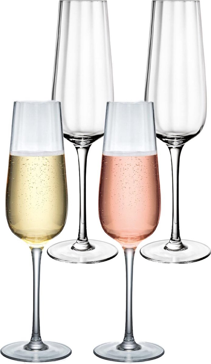 Villeroy & Boch Rose Garden Champagneglas 4 Stuks
