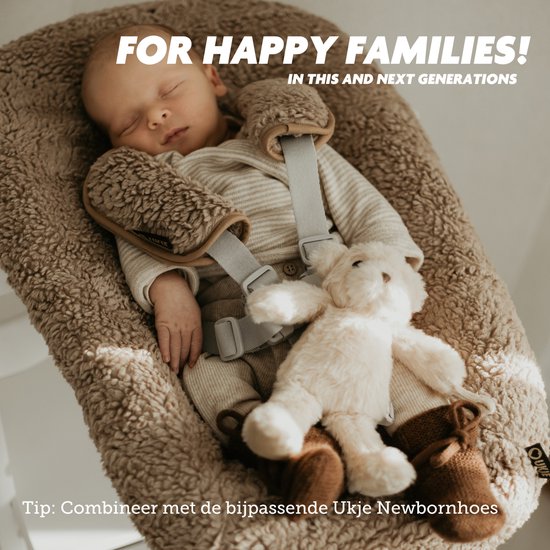Stoelverkleiner TrippTrapp - Geschikt voor Stokke Tripp Trapp Kussenset - Kinderstoel Verkleiner - Perfecte Pasvorm - Extra Dik - Teddy Taupe — afbeelding 5