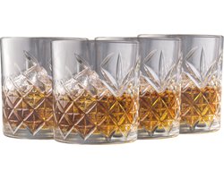 OTIX Whiskey Glazen - Set van 4 - Kristal - Stijlvol - 230 ml - Dik glas - Stevig - Sierlijk - Transparant OTIX Whiskey Glazen - Set van 4 - Kristal - Stijlvol - 230 ml - Dik glas - Stevig - Sierlijk - Transparant
