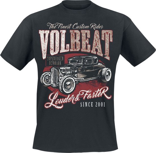 Volbeat Louder And Faster Heren T-shirt - zwart - M