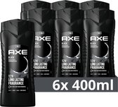 Bol.com Axe Black Douchegel - 6 x 400 ml - Voordeelverpakking aanbieding
