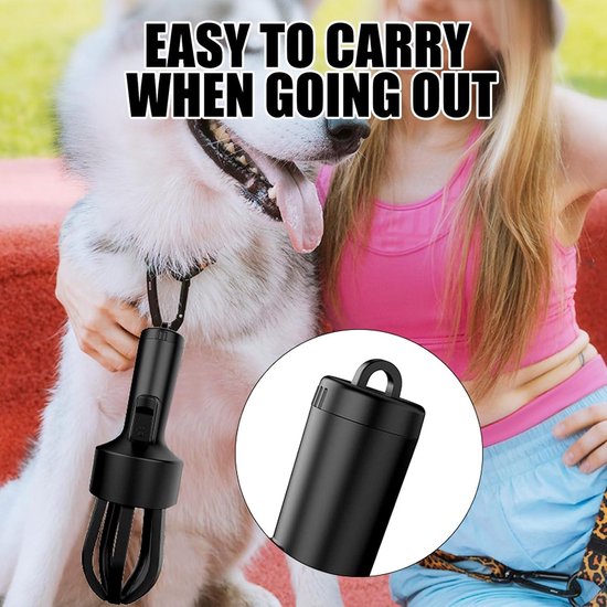 HUNTER Yuna Poepzakhouder YUNA - Poop Bags Dispenser - Cognac – We Love Dogs SK Poepzakdispenser Met Karabijnhaak