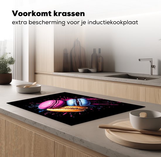 KitchenYeah® Protection plaque induction 74x48 cm - 3-2-12 - Protege plaque de cuisson - Couvre plaque induction - Protecteur d'induction - Cuisine