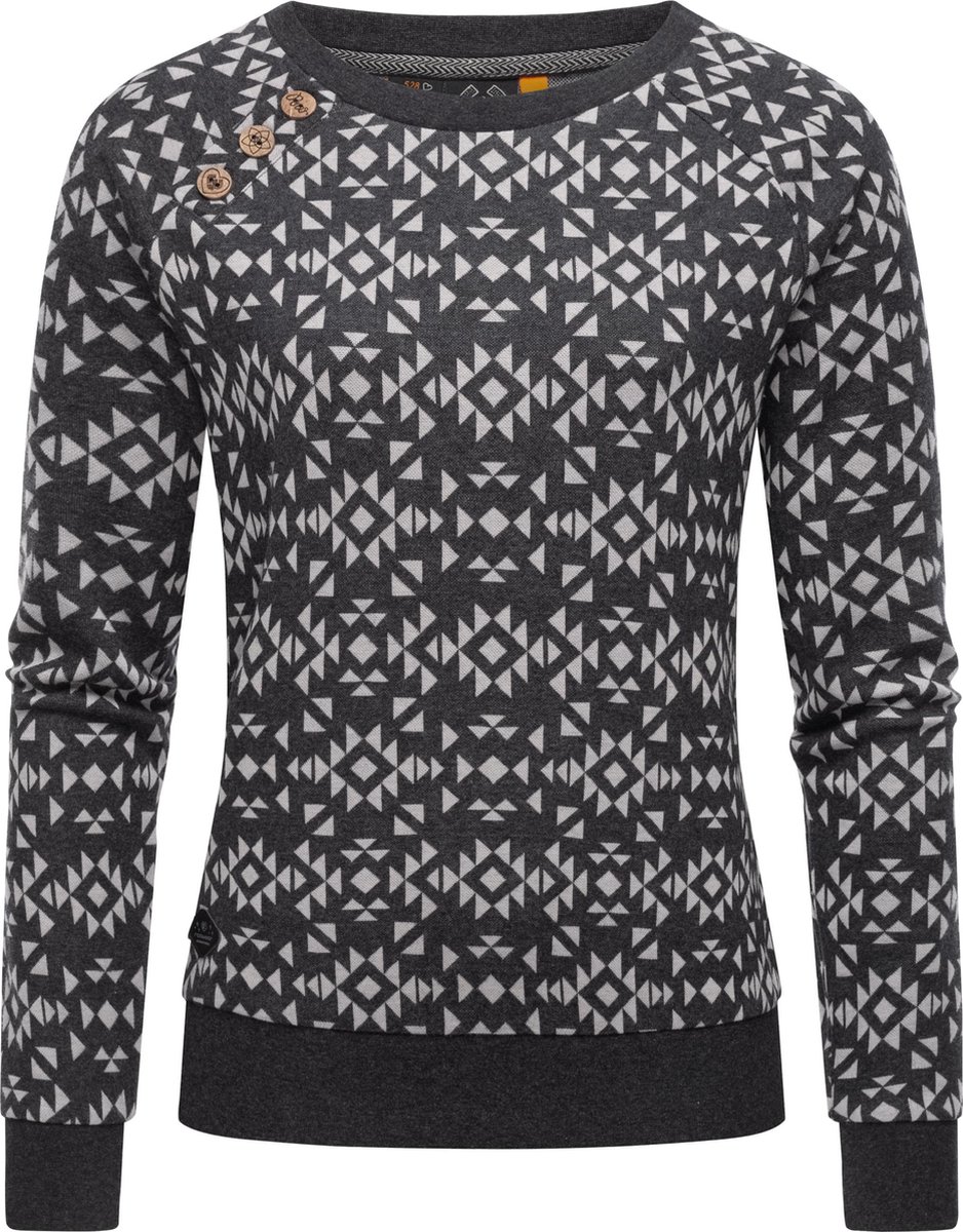 Ragwear Dames Trui met ronde hals; Darria Aztec