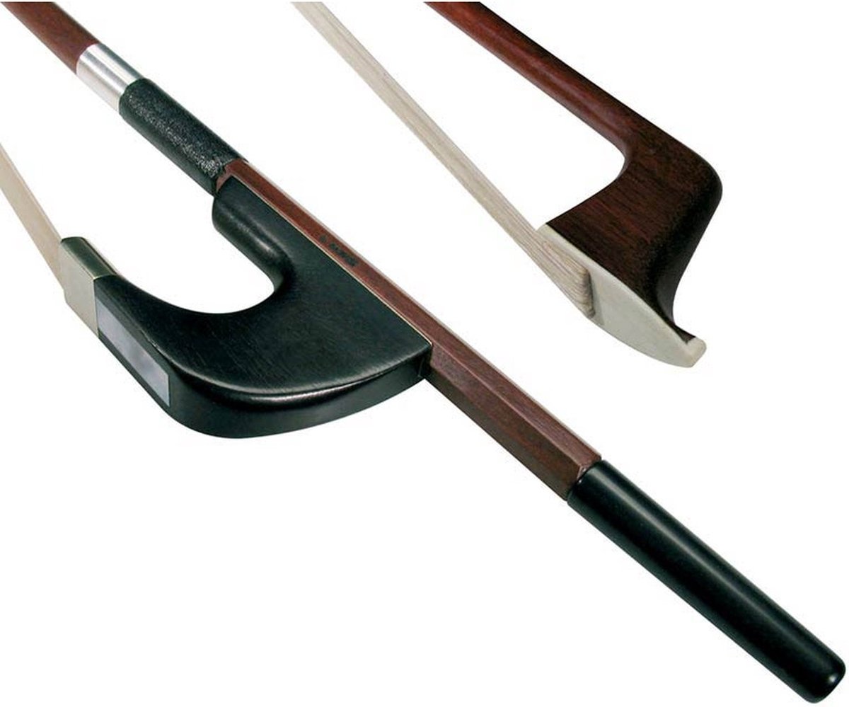 Dörfler DBD6 contrabas strijkstok, 3/4, German style, brazil wood, rond