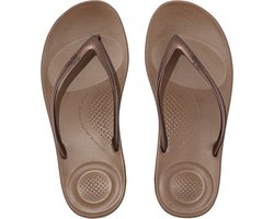 FitFlop Iqushion Ergonomic Flip-Flops TPU Dames Slippers - Bronze