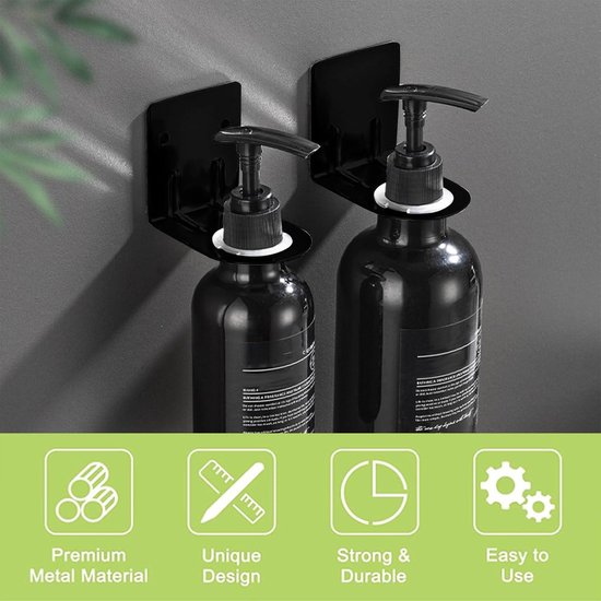 Spuitbus houder, spuitbus houder, wandgemonteerde fles met 5 tankgaten