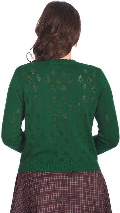 Banned - Cardigan Happy Noël - XL - Vert