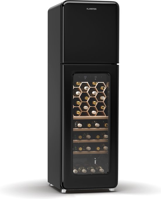 Klarstein Shirley Wijnkoeler + Vriezer - 2-In-1 Apparaat - - Klarstein - €979,99