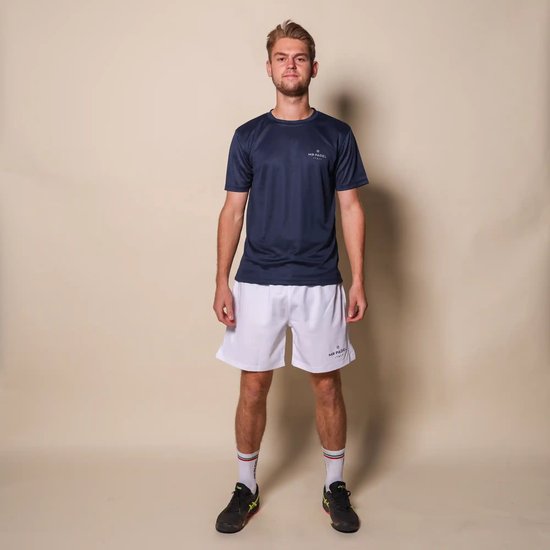 Padelshirt Basic Marineblauw - Maat S