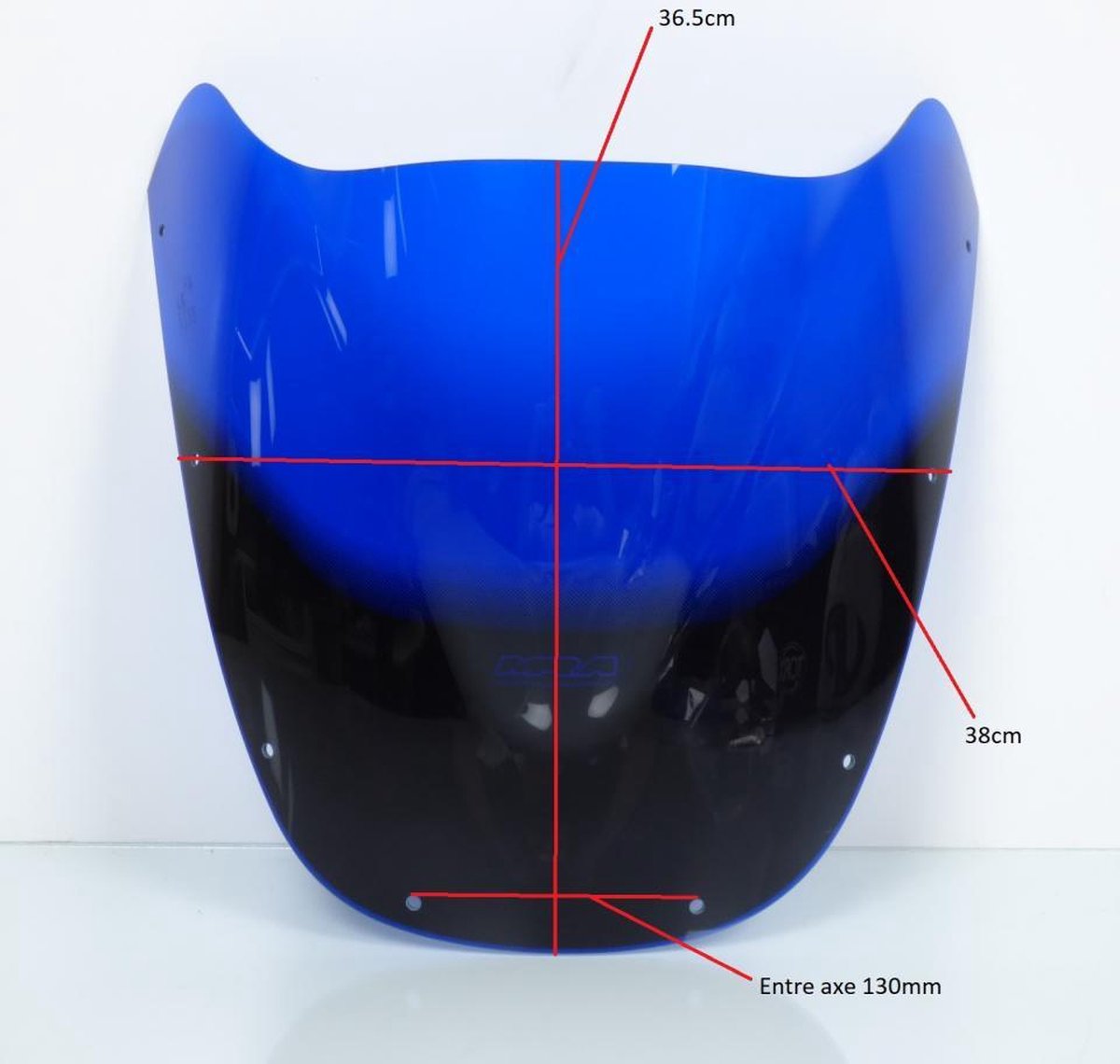mra windscherm en windjump voor kawasaki 900 raceboot blauw getint nieuw