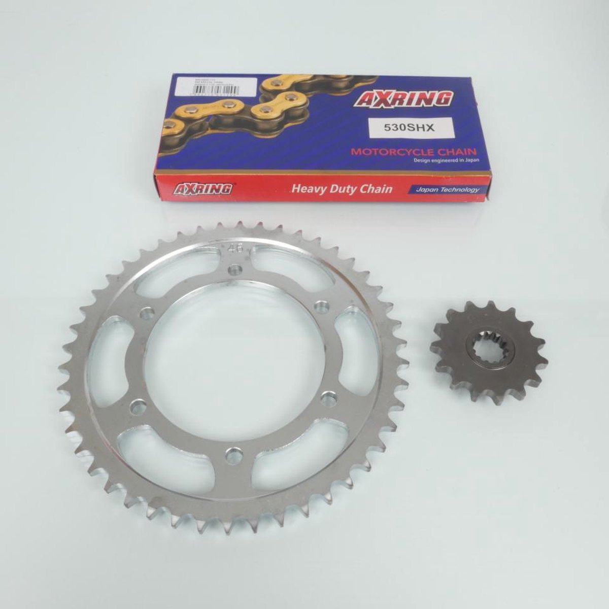 sifam kettingset voor motor yamaha 750 fz 1987 tot 1990 15x46 niet 530 nieuw
