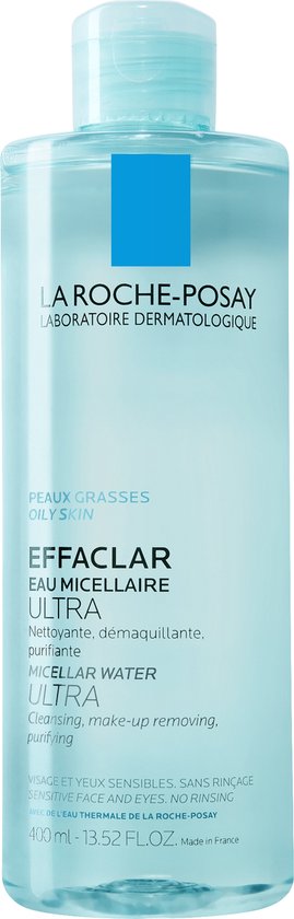 La Roche-Posay Effaclar Micellair Water - voor een Vette Huid met Neiging tot Acne - 400ml