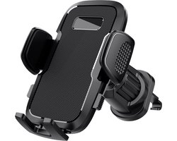 Telefoonhouders Auto Ventilatie - telefoonstandaard Zwart - Telefoon Standaard - GSM Houder Universeel - Telefoonhouder auto - Auto Accessories - Gsm houder auto - GSM Houder Voor Alle Telefoons