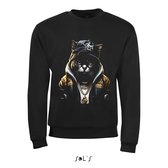 Sweat-shirt 2-174 Chat Gangster 3073 - xxL, Zwart