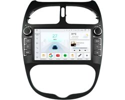 Auto Multimedia Speler - Voor PEUGEOT 206 206CC 206SW - 3GB32GB - 8 Core - Carplay Scherm - Navigatiesysteem Auto - Multimedia Autoradio - Zwart