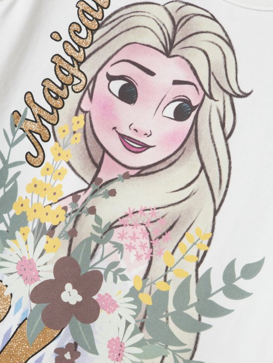 NAME IT Maglietta Maniche Corte Bambina Frozen | Nmfabla Frozen SS Top Box WDI | Girocollo Morbido - 2