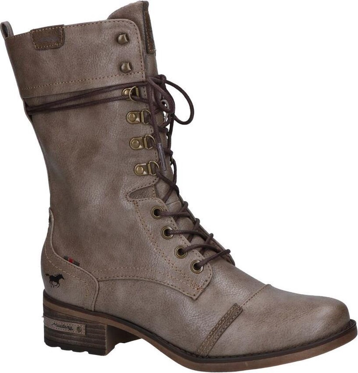 Taupe Mustang Korte Laarzen Dames 43 | bol.com