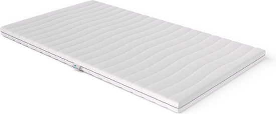 Foto: Topdekmatras topper hotel xl koudschuim hr45 7cm dik bamboo tijk stevig 120x200