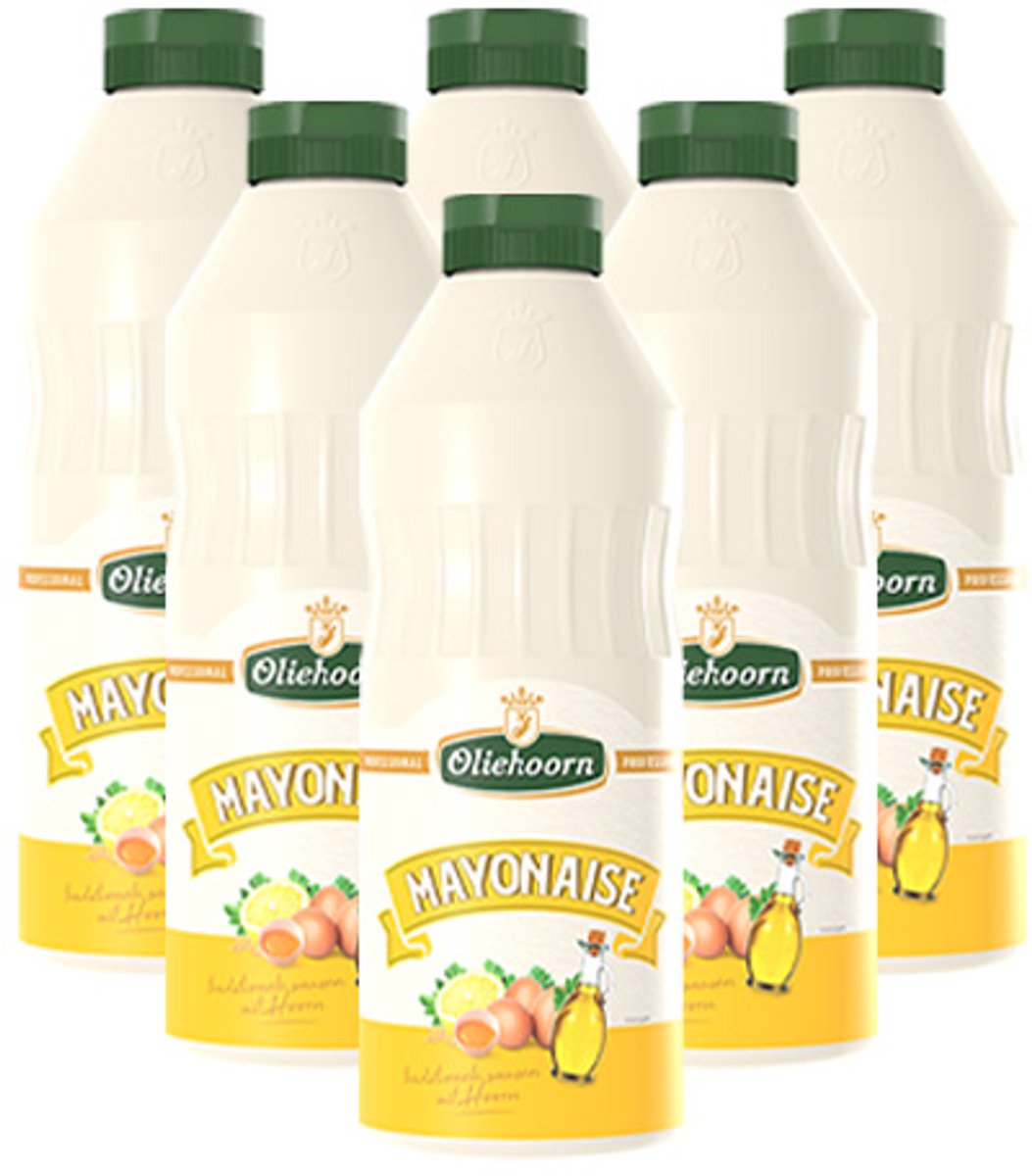 Oliehoorn - Mayonaise 80% - 6x 900ml