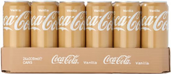 Coca Cola - Vanille - Boîte Sleek - 24 x 33 cl