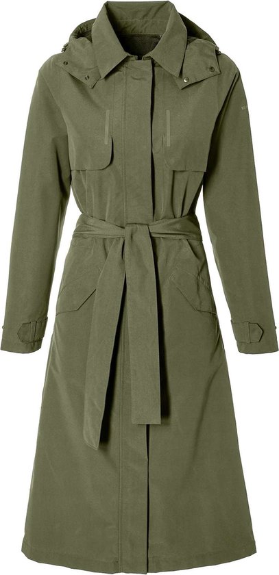 UEsent Katoenen jas voor dames, lange winterjas, jas met capuchon, dikke donsjas, grote bontkraag, warme broodkleding, slim mode, verdikt, eenkleurig