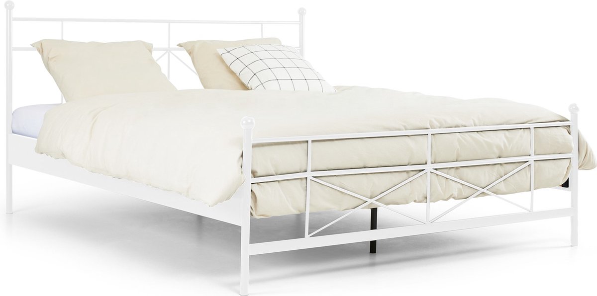 Maxi Bed Milano 2-persoons - 180 x 210 cm - wit