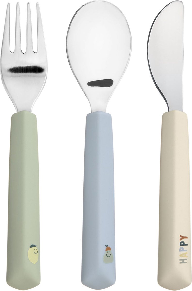 Goedkoopste Lässig Bestek Met Siliconen Handvat Happy Fruits Lemon