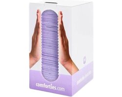 Dental towels Comforties 100 stuks Lila Comforties - Roze, Violet, Blauw, Groen, Lila en Wit - 2 lagen celstof / 1 laag polyethyleen - Doos: 27H x 12B x 17H cm